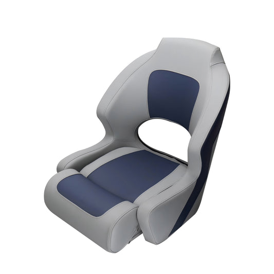 Marine Captain Boat Seat High Back Waterproof UV Resistant Fishing Boat Helm Chair